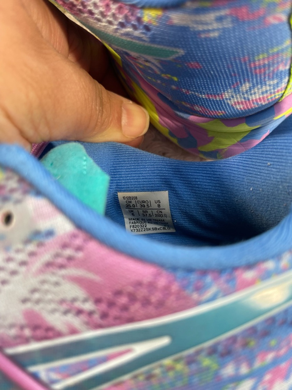 ASICS Multicolor Running Shoes with Pink Laces - Picture 12 of 12